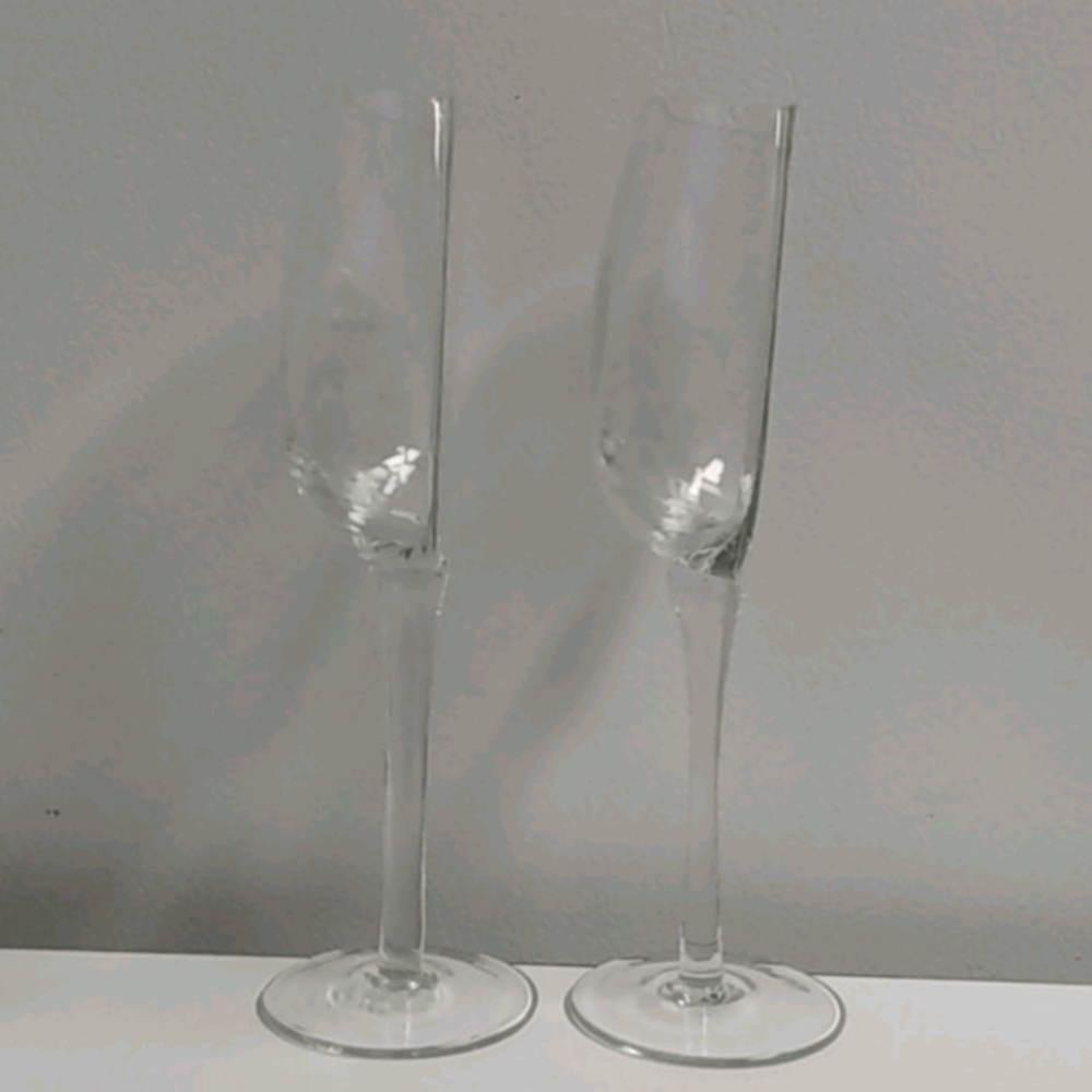 COPY - Half Glass Long Stem Wine Glasses- 2